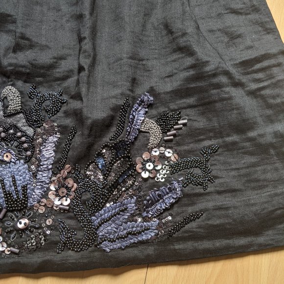 Beautiful Embellished / Embroidered French Connection Skirt - Picture 3 of 6